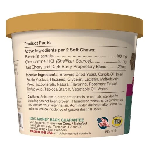 Naturvet Hemp Aches & Discomfort Plus Hemp Seed SC Hip And Joint Dog Supplements - 60 Ct -Tropiclean Store naturvet hemp aches discomfort plus hemp seed sc hip and joint dog supplements 60 ct 718823