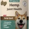 Naturvet Hemp Joint Health Plus Hemp Seed Soft Chew Dog Supplements - 120 Ct Jar -Tropiclean Store naturvet hemp joint health plus hemp seed soft chew dog supplements 120 ct jar 173914