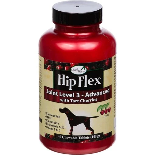 Naturvet Hip Flex Tablets Level 3 (Advanced) Dog Supplements - 40 Ct Bottle -Tropiclean Store naturvet hip flex tablets level 3 advanced dog supplements 40 ct bottle 512066