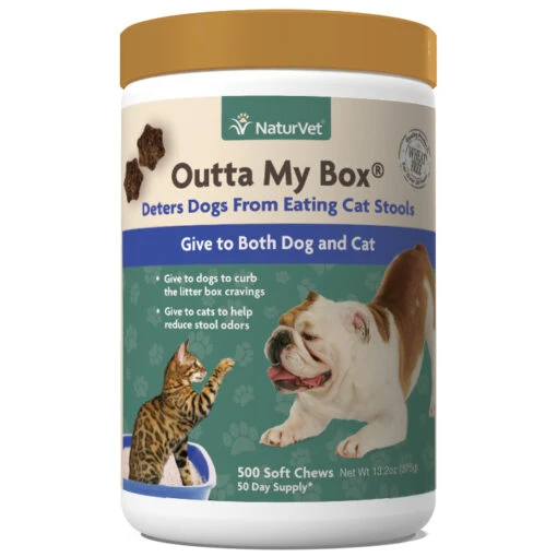 Naturvet Outta My Box Soft Chew Cat And Dog Training Aid - 500 Ct Jar -Tropiclean Store naturvet outta my box soft chew cat and dog training aid 500 ct jar 476802