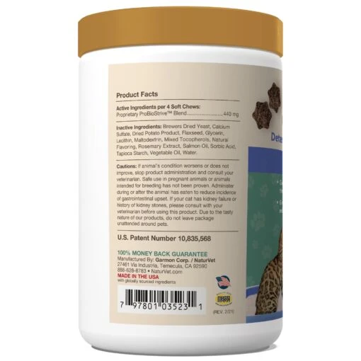 Naturvet Outta My Box Soft Chew Cat And Dog Training Aid - 500 Ct Jar -Tropiclean Store naturvet outta my box soft chew cat and dog training aid 500 ct jar 728132