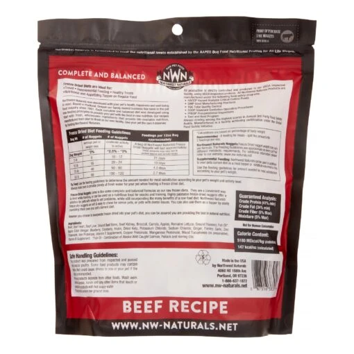 Northwest Naturals Freeze Dried Beef Nuggets Freeze-Dried Dog Food - 12 Oz Bag -Tropiclean Store northwest naturals freeze dried beef nuggets freeze dried dog food 12 oz bag 513972