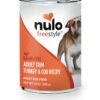 Nulo FreeStyle Grain Free Turkey & Cod Recipe Adult Canned Dog Food -Tropiclean Store nulo freestyle grain free turkey cod recipe adult canned dog food 885597