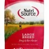 Nutrisource Large Breed Adult Beef & Rice Dry Dog Food - 30 Lb Bag -Tropiclean Store nutrisource large breed adult beef rice dry dog food 30 lb bag 546688