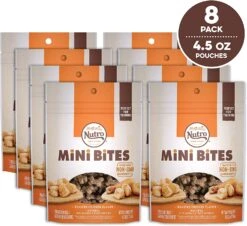 Nutro Mini Bites Chicken Crunchy Dog Treats - 8 Oz - Case Of 6 -Tropiclean Store nutro mini bites chicken crunchy dog treats 8 oz case of 6 108028