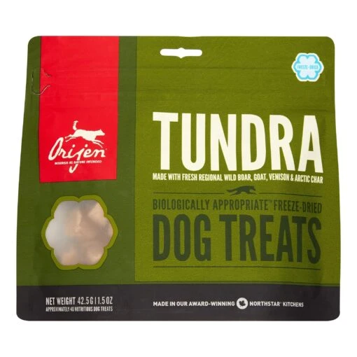 Orijen 'Kentucky Dogstar Chicken' Tundra Freeze-Dried Dog Treats - 3.25 Oz Bag -Tropiclean Store orijen kentucky dogstar chicken tundra freeze dried dog treats 325 oz bag 856488