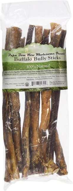 Front Page -Tropiclean Store papa bow wow dog bully sticks 12 inch 1 lb 180958