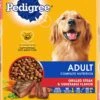 Pedigree Adult Complete Nutrition Grilled Steak And Vegetables Dry Dog Food - 20.4 Lb Bag -Tropiclean Store pedigree adult complete nutrition grilled steak and vegetables dry dog food 204 lb bag 461667