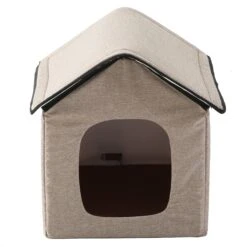 Pet Life 'Hush Puppy' Collapsible Electronic Heating And Cooling Smart Pet House -Tropiclean Store pet life hush puppy electronic heating and cooling smart collapsible pet house 549485