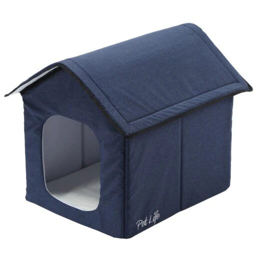 Pet Life 'Hush Puppy' Collapsible Electronic Heating And Cooling Smart Pet House -Tropiclean Store pet life hush puppy electronic heating and cooling smart collapsible pet house 690609 scaled