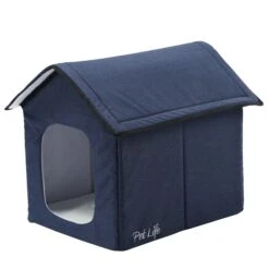 Pet Life 'Hush Puppy' Collapsible Electronic Heating And Cooling Smart Pet House -Tropiclean Store pet life hush puppy electronic heating and cooling smart collapsible pet house 718914