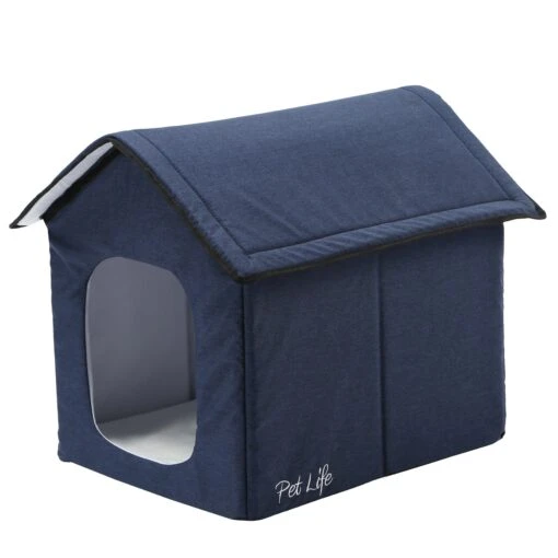 Pet Life 'Hush Puppy' Collapsible Electronic Heating And Cooling Smart Pet House -Tropiclean Store pet life hush puppy electronic heating and cooling smart collapsible pet house 718914 scaled