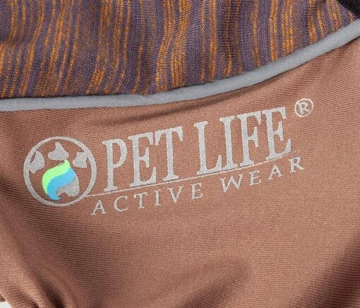 Pet Life ® Active 'Chase Pacer' Medium-weight 4-Way-Stretch Yoga Fitness Dog Tracksuit -Tropiclean Store pet life r active chase pacer heathered performance 4 way stretch two toned full body warm up 292087