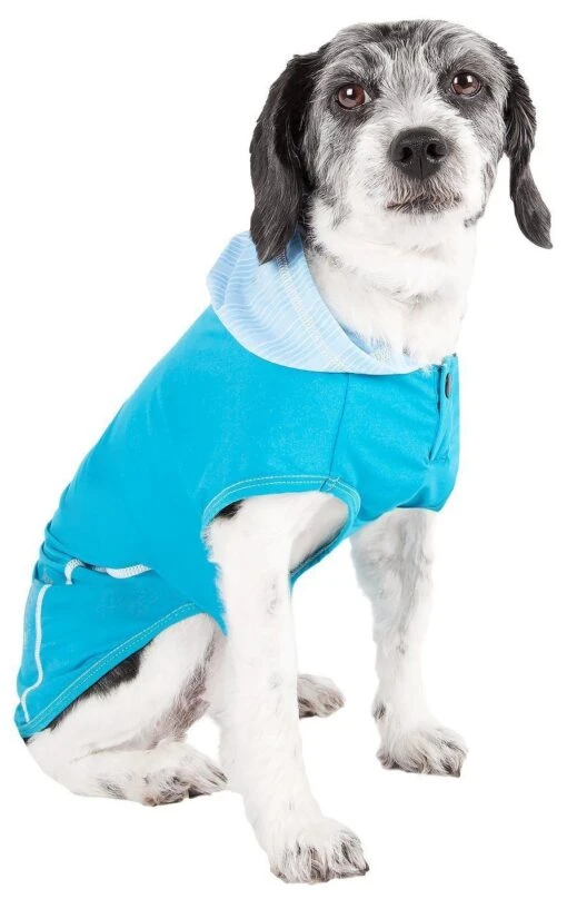 Pet Life ® Active 'Pull-Rover' 4-Way Stretch Sleeveless Fitness Yoga Dog T-Shirt Hoodie -Tropiclean Store pet life r active pull rover premium 4 way stretch two toned performance sleeveless dog t shirt tank top hoodie 300495