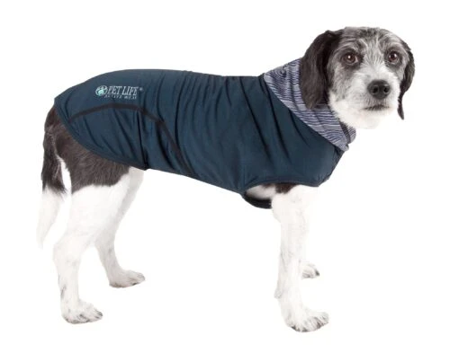 Pet Life ® Active 'Pull-Rover' 4-Way Stretch Sleeveless Fitness Yoga Dog T-Shirt Hoodie -Tropiclean Store pet life r active pull rover premium 4 way stretch two toned performance sleeveless dog t shirt tank top hoodie 732206