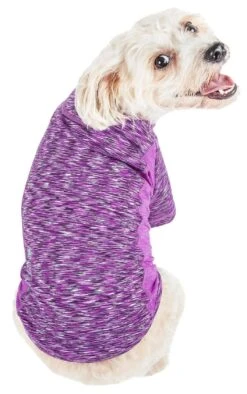 Pet Life ® Active 'Warf Speed' Heathered Ultra-Stretch Yoga Fitness Dog T-Shirt -Tropiclean Store pet life r active warf speed heathered ultra stretch sporty performance dog t shirt 824943