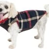 Pet Life ® 'Allegiance' Classical Insulated Plaid Fashion Dog Jacket -Tropiclean Store pet life r allegiance classical plaided insulated dog coat jacket 259187