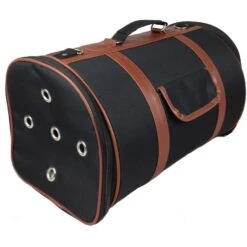 Pet Life ® 'Bark Avenue' Cylindrical Airline Approved Fashion Designer Posh Pet Dog Carrier -Tropiclean Store pet life r bark avenue cylindrical airline approved fashion designer posh pet dog carrier 220344