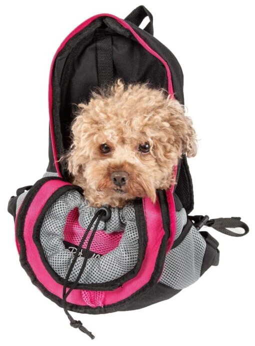 Pet Life ® 'Bark-Pack' Travel On-The-Go Hand's Free Sporty Performance Pet Dog Backpack Carrier -Tropiclean Store pet life r bark pack travel on the go hands free sporty performance pet dog backpack carrier 118810