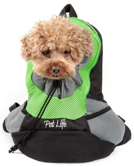 Pet Life ® 'Bark-Pack' Travel On-The-Go Hand's Free Sporty Performance Pet Dog Backpack Carrier -Tropiclean Store pet life r bark pack travel on the go hands free sporty performance pet dog backpack carrier 466755