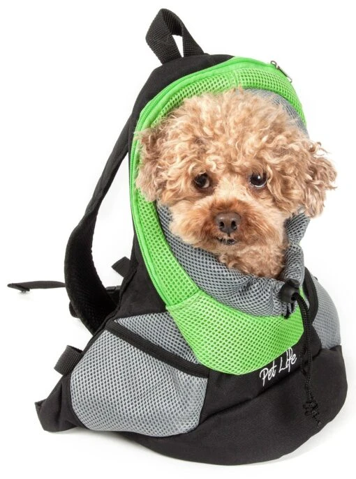 Pet Life ® 'Bark-Pack' Travel On-The-Go Hand's Free Sporty Performance Pet Dog Backpack Carrier -Tropiclean Store pet life r bark pack travel on the go hands free sporty performance pet dog backpack carrier 712929