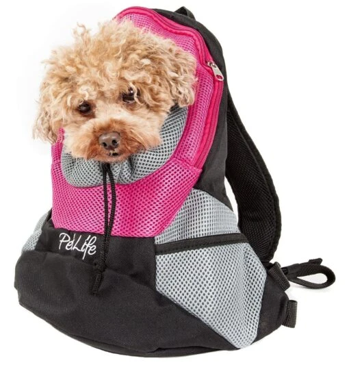 Pet Life ® 'Bark-Pack' Travel On-The-Go Hand's Free Sporty Performance Pet Dog Backpack Carrier -Tropiclean Store pet life r bark pack travel on the go hands free sporty performance pet dog backpack carrier 820868