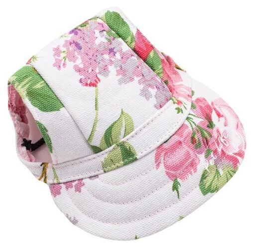 Pet Life ® 'Botanic Bark' Floral Uv Protectant Adjustable Fashion Dog Hat Cap -Tropiclean Store pet life r botanic bark floral uv protectant adjustable fashion dog hat cap 388628