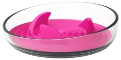 Pet Life ® 'Cirlicue' Shark Fin Shaped Modern Slow Feeding Pet Bowl -Tropiclean Store pet life r cirlicue shark fin shaped modern slow feeding pet bowl 470977