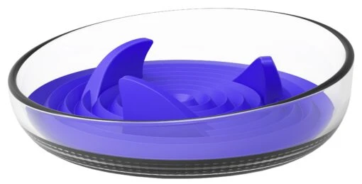 Pet Life ® 'Cirlicue' Shark Fin Shaped Modern Slow Feeding Pet Bowl -Tropiclean Store pet life r cirlicue shark fin shaped modern slow feeding pet bowl 739636 scaled