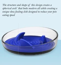 Pet Life ® 'Cirlicue' Shark Fin Shaped Modern Slow Feeding Pet Bowl -Tropiclean Store pet life r cirlicue shark fin shaped modern slow feeding pet bowl 767820