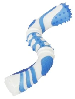 Pet Life ® 'Denta-Twist' TPR Durable Dental Chew Toy -Tropiclean Store pet life r denta twist tpr durable dental chew toy 833360