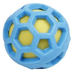 Pet Life ® 'DNA Bark' TPR And Nylon Durable Rounded Squeaking Dog Toy -Tropiclean Store pet life r dna bark tpr and nylon durable rounded squeaking dog toy 802523