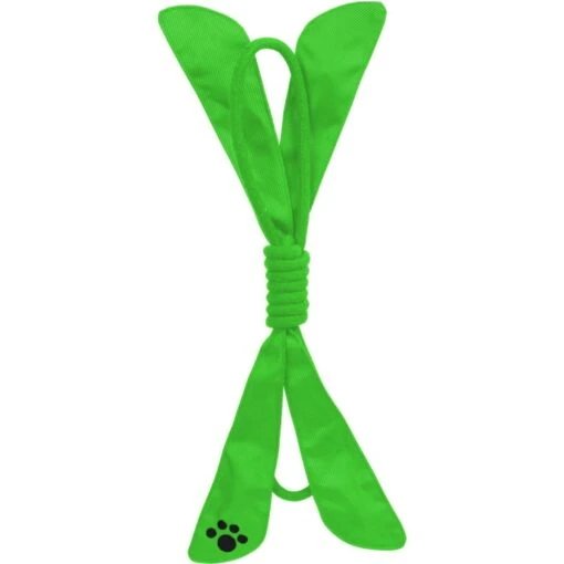 Pet Life ® 'Extreme Bow' Sporty Rope And Squeak Dog Toy -Tropiclean Store pet life r extreme bow eco friendly natural jute sporty durable squeak tugging pet dog rope toy 748470