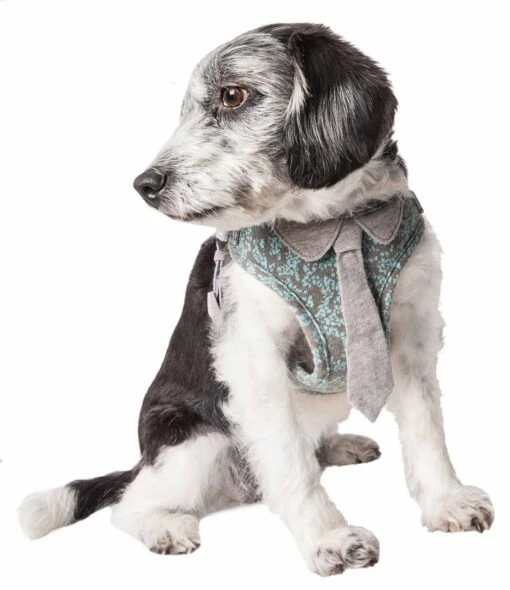 Pet Life ® 'Fidomite' Mesh Reversed And Adjustable Fashion Dog Harness W/ Designer Neck Tie -Tropiclean Store pet life r fidomite mesh reversible and breathable adjustable dog harness w designer neck tie 749749