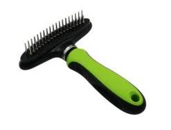 Pet Life ® Flex Series Dual-Row Grooming Rake Pet Comb -Tropiclean Store pet life r flex series dual row grooming rake pet comb 945907