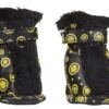 Pet Life ® Fur-Comfort 3M Insulated Fashion Fur And PVC Waterproof Winter Dog Boots - Set Of 4 -Tropiclean Store pet life r fur comfort 3m insulated fashion fur and pvc waterproof winter dog boots set of 4 809663