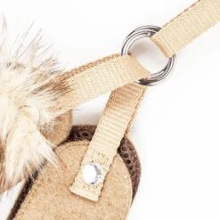 Pet Life ® Luxe 'Furracious' 2-In-1 Adjustable Dog Harness And Leash With Detachable Fur Collar -Tropiclean Store pet life r luxe furracious 2 in 1 mesh reversed adjustable dog harness leash w removable fur collar 943392