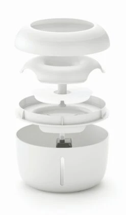 Pet Life ® 'Moda-Pure' Ultra-Quite Filtered Dog And Cat Fountain Waterer -Tropiclean Store pet life r moda pure ultra quite filtered dog and cat fountain waterer 238195