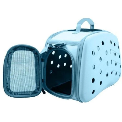 Pet Life ® 'Narrow Shelled' Perforated Lightweight Collapsible Military Grade Fashion Designer Travel Pet Dog Carrier Crate -Tropiclean Store pet life r narrow shelled perforated lightweight collapsible military grade fashion designer travel pet dog carrier crate 405443