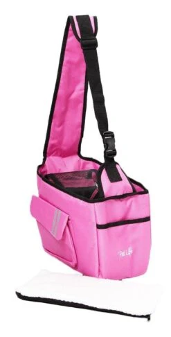 Pet Life ® Over-The-Shoulder Back-Supportive Fashion Sporty Pet Dog Carrier W/ Pouch -Tropiclean Store pet life r over the shoulder back supportive fashion sporty pet dog carrier w pouch 105912