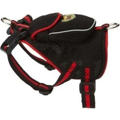 Pet Life ® 'Pocket Bark' Reflective Adjustable Fashion Pet Dog Harness W/ Hook-and-Loop Pouch And Dual Harness Rings -Tropiclean Store pet life r pocket bark reflective adjustable fashion pet dog harness w velcro pouch and dual harness rings 145532