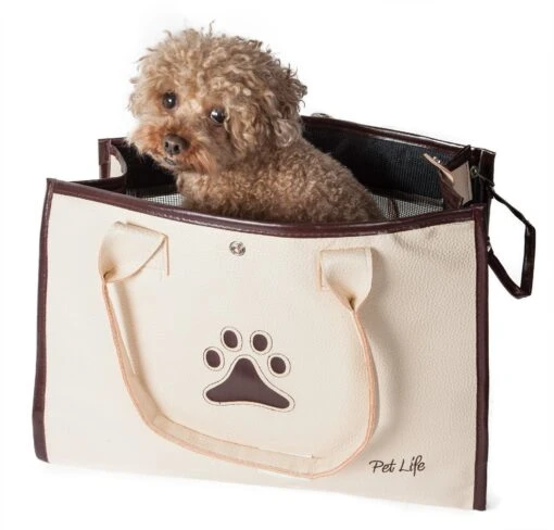 Pet Life ® 'Posh Paw' Elegant Leatherette Designer Fashion Travel Pet Dog Carrier Tote -Tropiclean Store pet life r posh paw elegant leatherette designer fashion travel pet dog carrier tote 300833