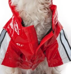 Pet Life ® 'Reflecta-Glow' Reflective Waterproof Adjustable Dog Raincoat Jacket W/ Removable Hood -Tropiclean Store pet life r reflecta glow reflective waterproof adjustable dog raincoat jacket w removable hood 568172