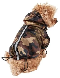 Pet Life ® 'Reflecta-Sport' Multi-Adjustable Reflective Weather-Proof Dog Raincoat W/ Removable Hood -Tropiclean Store pet life r reflecta sport multi adjustable reflective weather proof dog raincoat w removable hood 129143