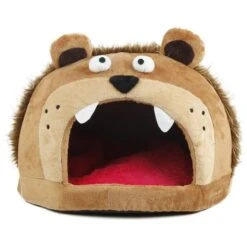 Pet Life ® 'Roar Bear' Snuggle Plush Polar Fleece Fashion Designer Pet Dog Bed House Lounge -Tropiclean Store pet life r roar bear snuggle plush polar fleece fashion designer pet dog bed house lounge 118692