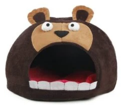 Pet Life ® 'Roar Bear' Snuggle Plush Polar Fleece Fashion Designer Pet Dog Bed House Lounge -Tropiclean Store pet life r roar bear snuggle plush polar fleece fashion designer pet dog bed house lounge 272229