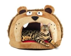 Pet Life ® 'Roar Bear' Snuggle Plush Polar Fleece Fashion Designer Pet Dog Bed House Lounge -Tropiclean Store pet life r roar bear snuggle plush polar fleece fashion designer pet dog bed house lounge 316378