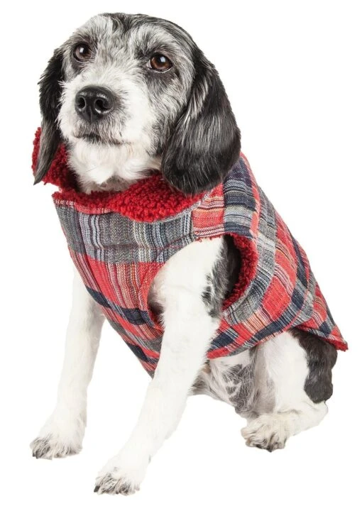 Pet Life ® 'Scotty' Tartan Classical Insulated Fashion Plaid Dog Coat -Tropiclean Store pet life r scotty tartan classical plaided insulated dog coat jacket 948299