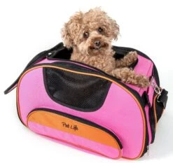 Pet Life ® 'Sky-Max' Airline Approved Designer Sporty Collapsible Travel Fashion Pet Dog Carrier -Tropiclean Store pet life r sky max airline approved designer sporty collapsible travel fashion pet dog carrier 322076