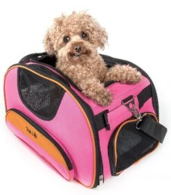 Pet Life ® 'Sky-Max' Airline Approved Designer Sporty Collapsible Travel Fashion Pet Dog Carrier -Tropiclean Store pet life r sky max airline approved designer sporty collapsible travel fashion pet dog carrier 534160